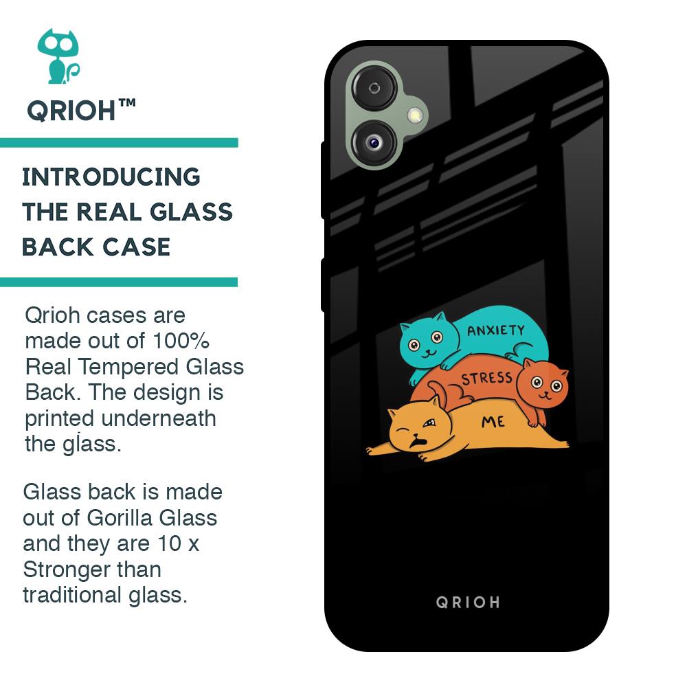 Anxiety Stress Glass Case for Samsung Galaxy F14 5G