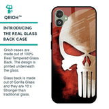 Red Skull Glass Case for Samsung Galaxy F14 5G
