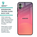 Sunset Orange Glass Case for Samsung Galaxy F14 5G