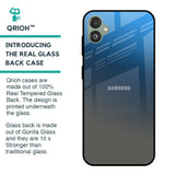 Blue Grey Ombre Glass Case for Samsung Galaxy F14 5G