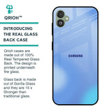 Vibrant Blue Texture Glass Case for Samsung Galaxy F14 5G