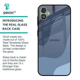 Navy Blue Ombre Glass Case for Samsung Galaxy F14 5G