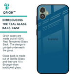 Cobalt Blue Glass Case for Samsung Galaxy F14 5G