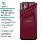 Classic Burgundy Glass Case for Samsung Galaxy F14 5G