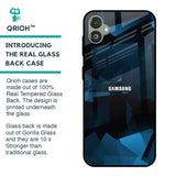 Polygonal Blue Box Glass Case For Samsung Galaxy F14 5G