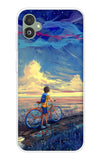 Riding Bicycle to Dreamland Samsung Galaxy F14 5G Back Cover