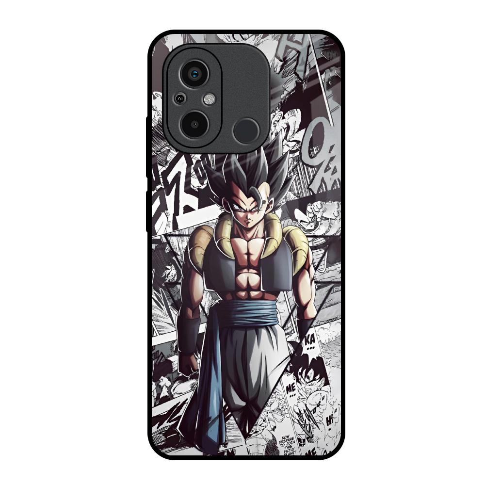 Dragon Anime Art Redmi 12C Glass Back Cover Online