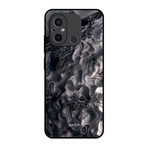 Cryptic Smoke Redmi 12C Glass Back Cover Online