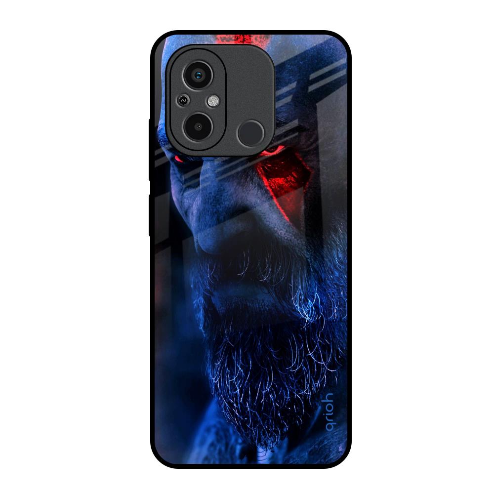 God Of War Redmi 12C Glass Back Cover Online