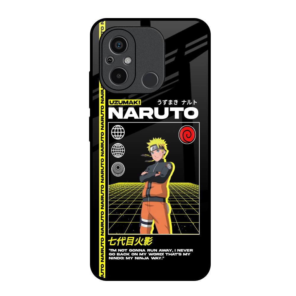 Ninja Way Redmi 12C Glass Back Cover Online