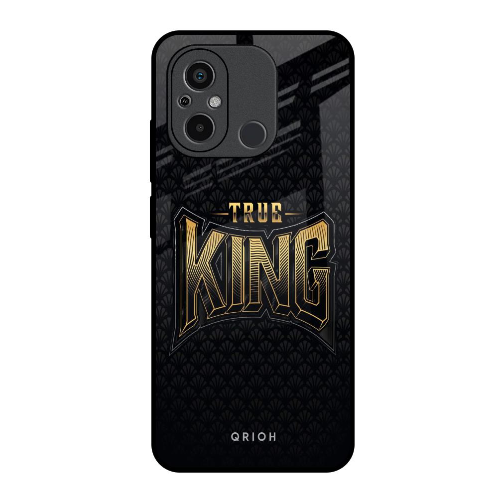True King Redmi 12C Glass Back Cover Online