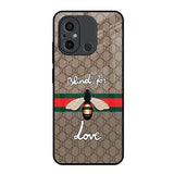 Blind For Love Redmi 12C Glass Back Cover Online