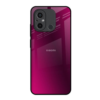 Pink Burst Redmi 12C Glass Back Cover Online