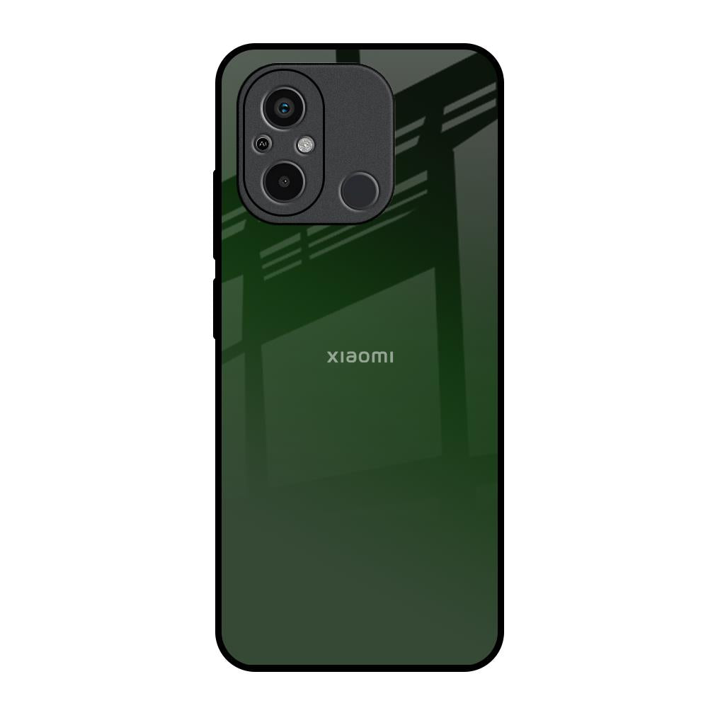 Deep Forest Redmi 12C Glass Back Cover Online