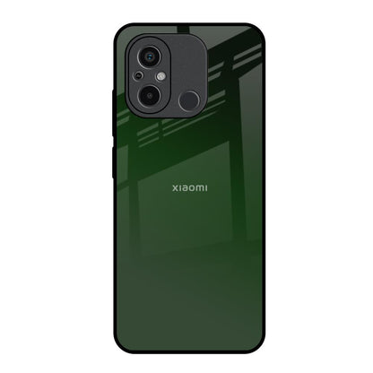 Deep Forest Redmi 12C Glass Back Cover Online