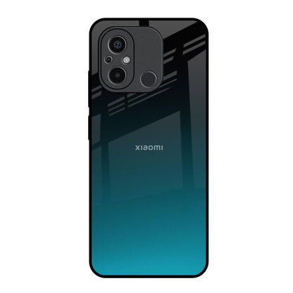 Ultramarine Redmi 12C Glass Back Cover Online