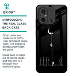Catch the Moon Glass Case for Redmi 12C