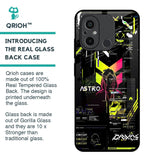 Astro Glitch Glass Case for Redmi 12C