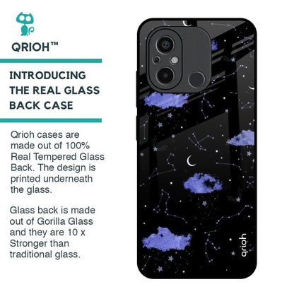 Constellations Glass Case for Redmi 12C
