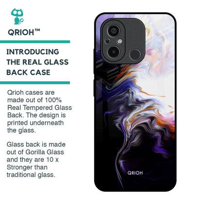 Enigma Smoke Glass Case for Redmi 12C