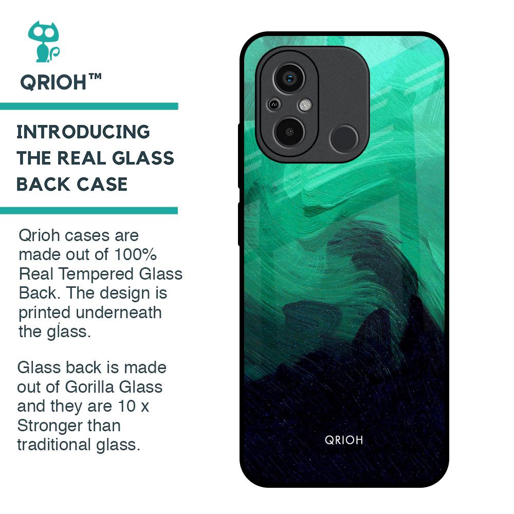 Scarlet Amber Glass Case for Redmi 12C