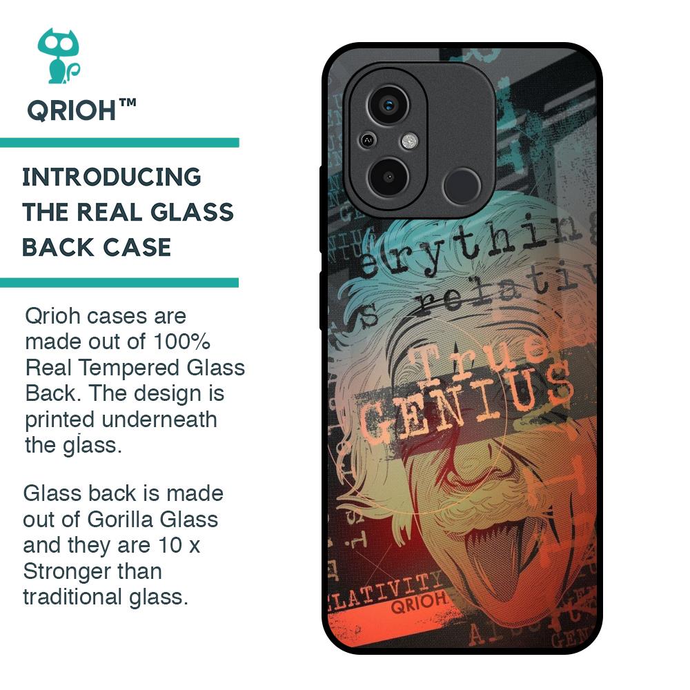 True Genius Glass Case for Redmi 12C