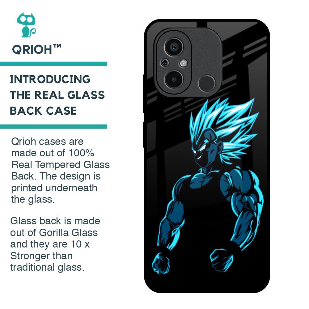 Pumped Up Anime Glass Case for Redmi 12C