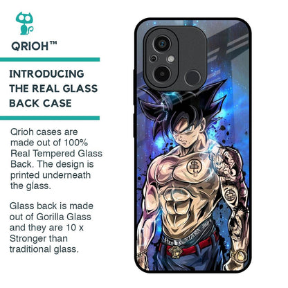 Branded Anime Glass Case for Redmi 12C