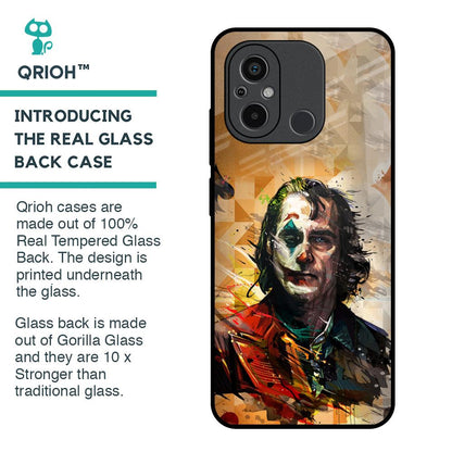 Psycho Villain Glass Case for Redmi 12C