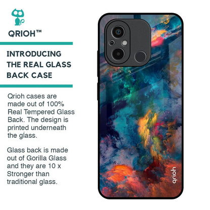 Cloudburst Glass Case for Redmi 12C