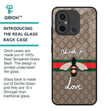 Blind For Love Glass Case for Redmi 12C