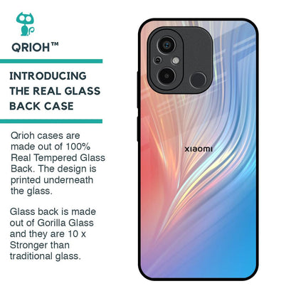 Mystic Aurora Glass Case for Redmi 12C
