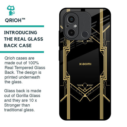 Sacred Logo Glass Case for Redmi 12C