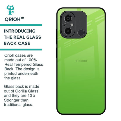 Paradise Green Glass Case For Redmi 12C