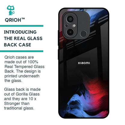 Fine Art Wave Glass Case for Redmi 12C