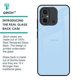 Pastel Sky Blue Glass Case for Redmi 12C