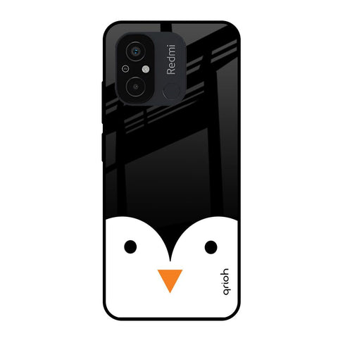 Cute Penguin Redmi 12C Glass Cases & Covers Online
