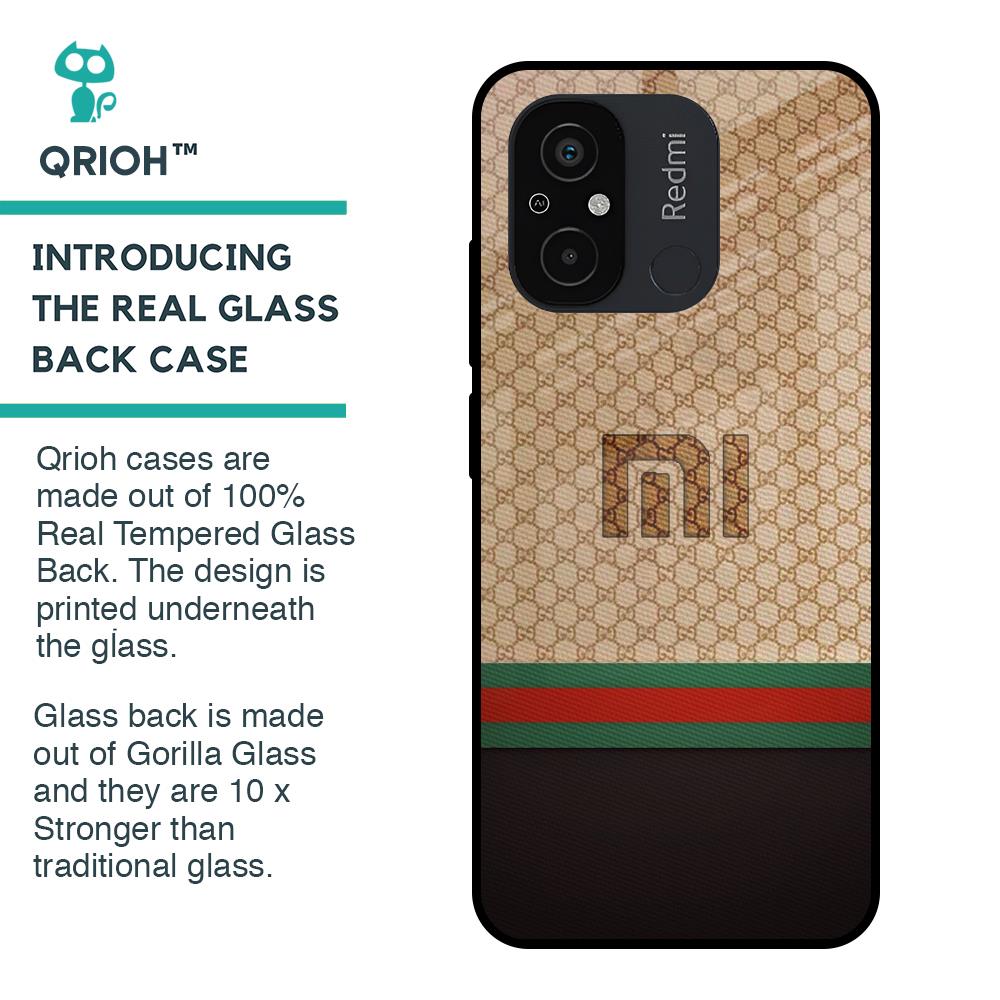 High End Fashion Glass case for Redmi 12C