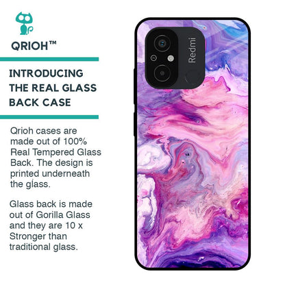 Cosmic Galaxy Glass Case for Redmi 12C