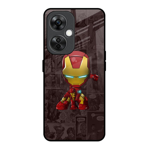 Angry Baby Super Hero OnePlus Nord CE 3 Lite 5G Glass Back Cover Online