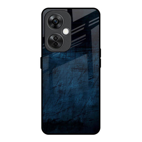 Dark Blue Grunge OnePlus Nord CE 3 Lite 5G Glass Back Cover Online