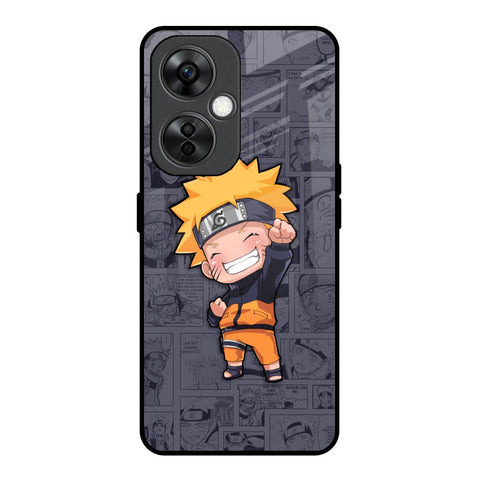 Orange Chubby OnePlus Nord CE 3 Lite 5G Glass Back Cover Online