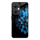 Half Blue Flower OnePlus Nord CE 3 Lite 5G Glass Back Cover Online