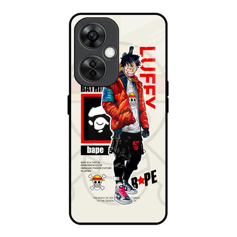 Bape Luffy OnePlus Nord CE 3 Lite 5G Glass Back Cover Online