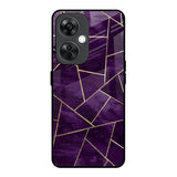 Geometric Purple OnePlus Nord CE 3 Lite 5G Glass Back Cover Online
