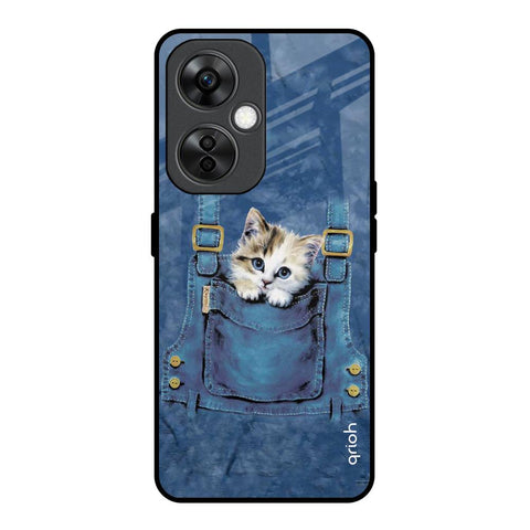 Kitty In Pocket OnePlus Nord CE 3 Lite 5G Glass Back Cover Online