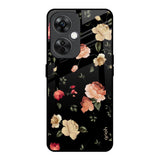 Black Spring Floral OnePlus Nord CE 3 Lite 5G Glass Back Cover Online