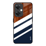 Bold Stripes OnePlus Nord CE 3 Lite 5G Glass Back Cover Online