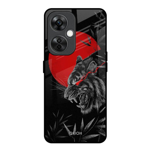 Red Moon Tiger OnePlus Nord CE 3 Lite 5G Glass Back Cover Online