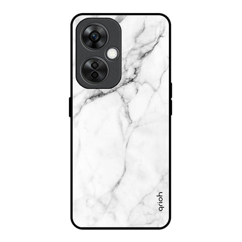 Modern White Marble OnePlus Nord CE 3 Lite 5G Glass Back Cover Online
